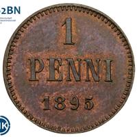 1 пенни 1895 года  Для Финляндии