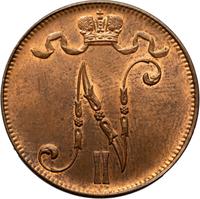 5 пенни 1914 года  Для Финляндии