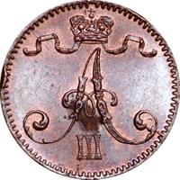 1 пенни 1894 года  Для Финляндии