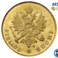 10 марок 1881 года S Для Финляндии