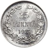 25 пенни 1913 года S Для Финляндии