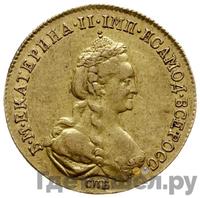 5 рублей 1778 года СПБ