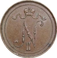 10 пенни 1913 года  Для Финляндии
