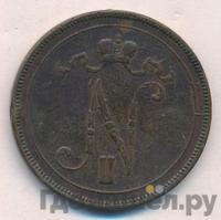 10 пенни 1895 года  Для Финляндии