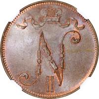 5 пенни 1906 года  Для Финляндии