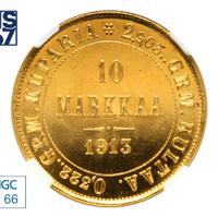 10 марок 1913 года S Для Финляндии