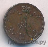 1 пенни 1882 года  Для Финляндии