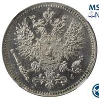 50 пенни 1892 года L Для Финляндии