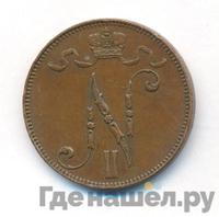 5 пенни 1905 года  Для Финляндии
