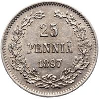 25 пенни 1897 года L Для Финляндии