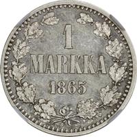 1 марка 1865 года S Для Финляндии