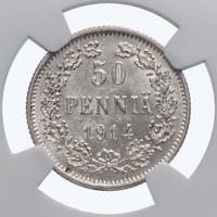 50 пенни 1914 года S Для Финляндии