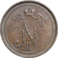 10 пенни 1900 года  Для Финляндии