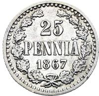 25 пенни 1867 года S Для Финляндии