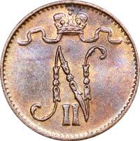 1 пенни 1911 года  Для Финляндии