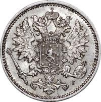 25 пенни 1873 года S Для Финляндии