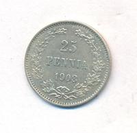 25 пенни 1908 года L Для Финляндии