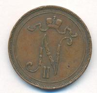 10 пенни 1909 года  Для Финляндии