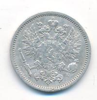 50 пенни 1891 года L Для Финляндии