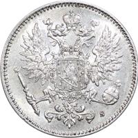 50 пенни 1915 года S Для Финляндии