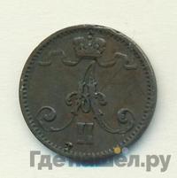 1 пенни 1872 года  Для Финляндии