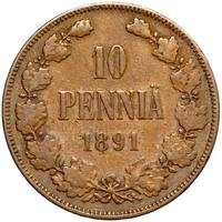 10 пенни 1891 года  Для Финляндии