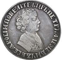 1 рубль 1705 года