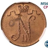 1 пенни 1898 года  Для Финляндии