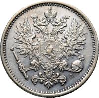 50 пенни 1889 года L Для Финляндии