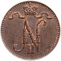 1 пенни 1895 года  Для Финляндии