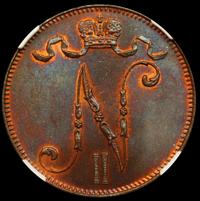 5 пенни 1898 года  Для Финляндии