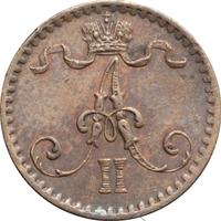 1 пенни 1867 года  Для Финляндии