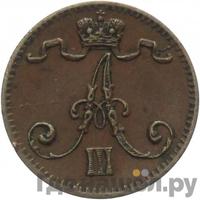 1 пенни 1884 года  Для Финляндии