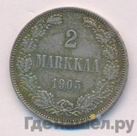 2 марки 1905 года L Для Финляндии