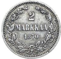 2 марки 1870 года S Для Финляндии