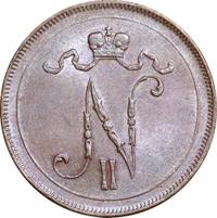 10 пенни 1916 года  Для Финляндии