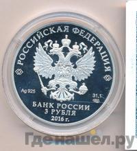 3 рубля 2016 года СПМД