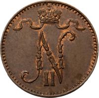 1 пенни 1895 года  Для Финляндии