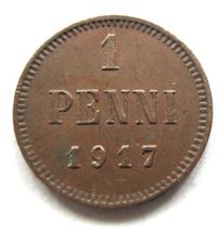 1 пенни 1917 года  Для Финляндии