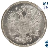 50 пенни 1911 года L Для Финляндии