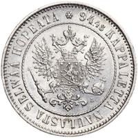 1 марка 1890 года L Для Финляндии