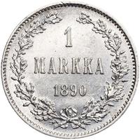 1 марка 1890 года L Для Финляндии