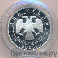 2 рубля 2005 года СПМД
