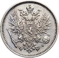 50 пенни 1891 года L Для Финляндии