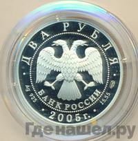2 рубля 2005 года СПМД