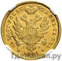 25 злотых 1825 года IВ Для Польши