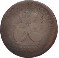 Пара - 3 денги 1772 года