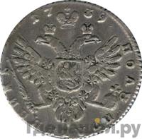 Полуполтинник 1739 года