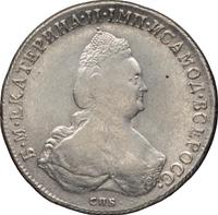 1 рубль 1796 года СПБ IС