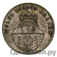 5 грошей 1835 года  Город Краков